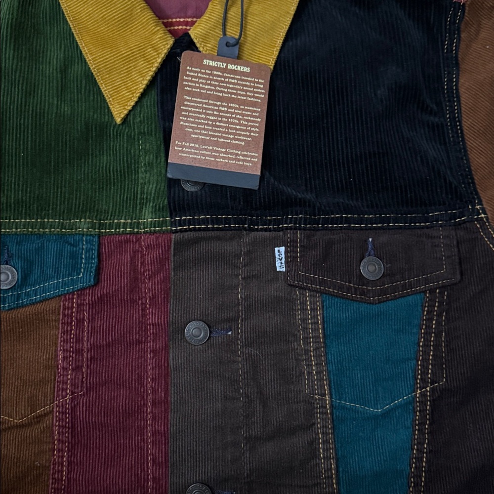 Levi's Vintage (LVC) Type 3 Cord Trucker Jacket, Limited Edition, NWT, Size M/40 - Picture 5 of 11